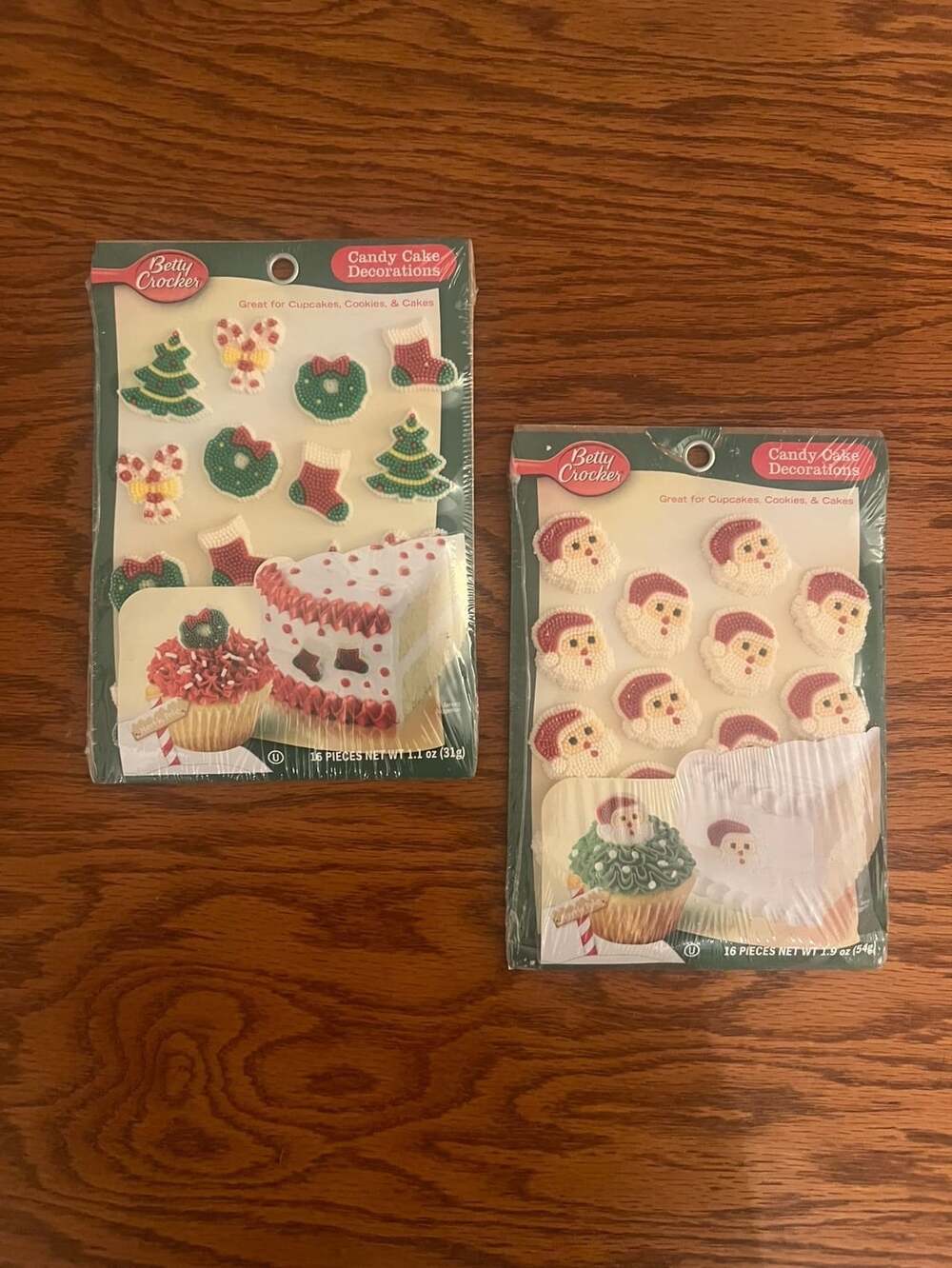 Betty Crocker Seasonal Candy Cake Decorations Set of 2